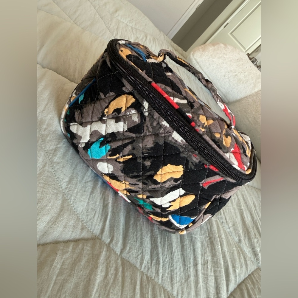 Vera Bradley Quilted Travel Toiletry Bag in “Splash Floral” Pattern